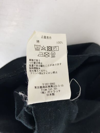 商品画像：Tシャツ/L/コットン/BLK/プリント 4