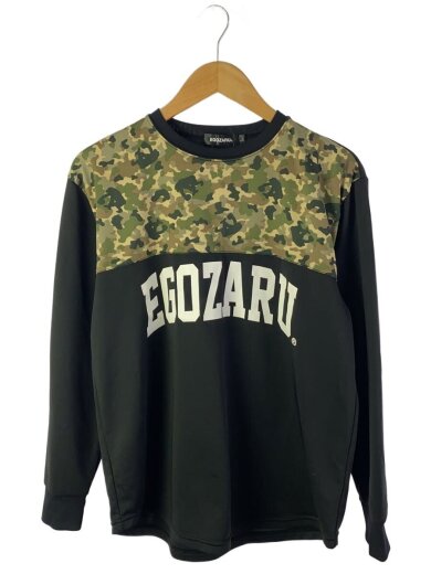 商品画像：長袖Tシャツ/--/ポリエステル/BLK/カモフラ 1