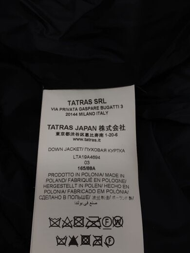 商品画像：コート/--/ナイロン/BLK/無地/LTA19A4694 4