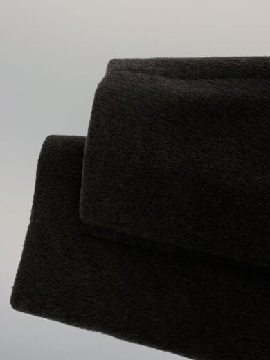 画像：IENAコート/38/ウール/GRY/無地/21-020-900-5410-3-05