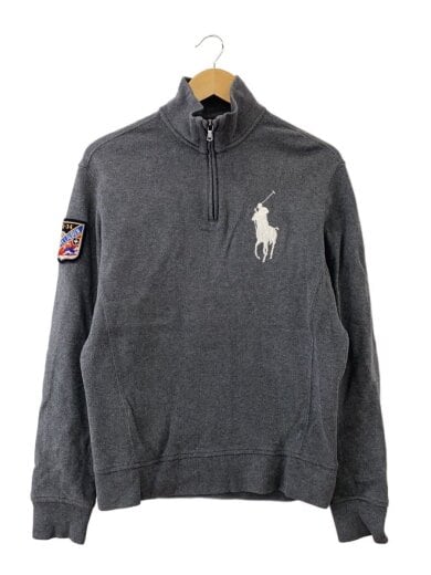 商品画像：ニット・セーター(薄手)/S/コットン/GRY/無地/1259031// 1