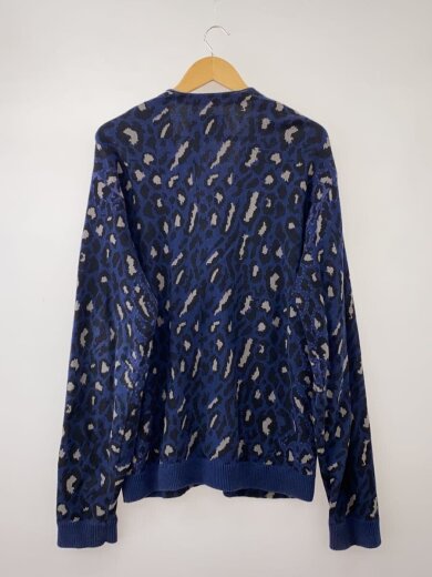 商品画像：カーディガン(薄手)/40/リネン/BLU/レオパード// 2