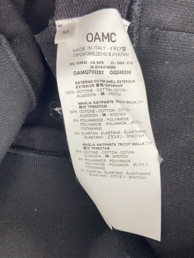 商品画像：スウェット/M/コットン/BLK/無地/OAMQ703282 4