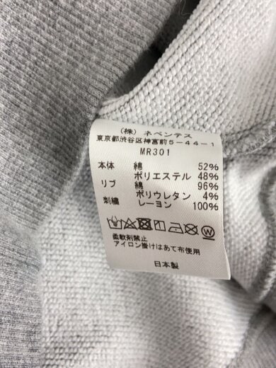 商品画像：スウェット/M/コットン/GRY/無地/mr301 4