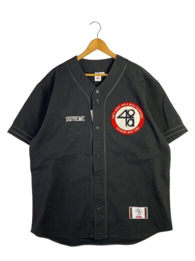 商品画像：半袖シャツ/XL/コットン/BLK/40 Acres Twill Baseball 1