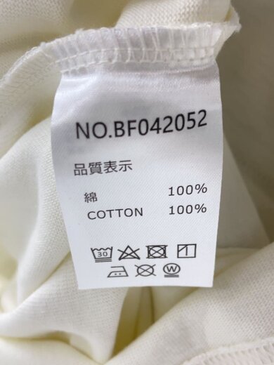 商品画像：長袖Tシャツ/L/コットン/CRM/bf042052 4