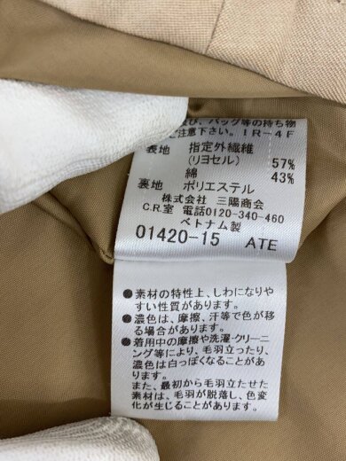 商品画像：半袖ワンピース/38/ポリエステル/BEG/E1j22-791-40 5