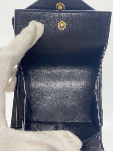 商品画像：3つ折り財布/レザー/BLK/レディース/mrt712688・1223 5