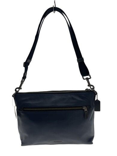 商品画像：ショルダーバッグ/レザー/NVY/無地/F72511 1