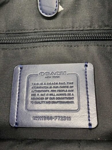 商品画像：ショルダーバッグ/レザー/NVY/無地/F72511 5