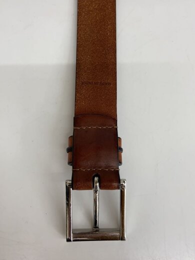 商品画像：ベルト/レザー/BRW/無地/メンズ 5