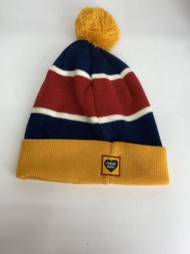 商品画像：ニットキャップ/FREE/アクリル/マルチカラー/ボーダー/メンズ 2