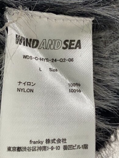 商品画像：カーディガン(厚手)/L/ナイロン/GRY/ボーダー/WDS-C-HYS-24-Q2-06 4