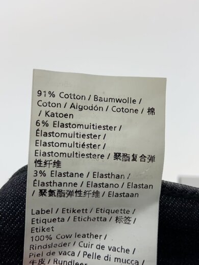 商品画像：ストレートパンツ/28/コットン/BLK/無地/01-21-10-11-010 6