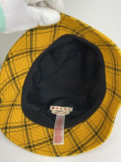 商品画像：ハット/7/YLW/チェック/レディース 4