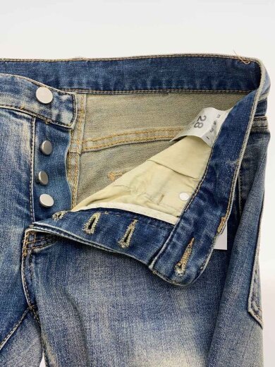 商品画像：ストレートパンツ/28/コットン/BLU 3