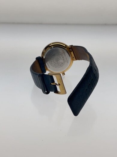 商品画像：ソーラー腕時計/アナログ/レザー/NVY/NVY/14639-367/裏蓋に傷多数あり/使 4