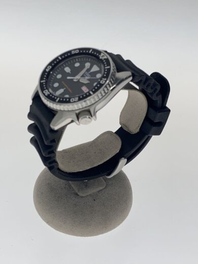 商品画像：自動巻腕時計/アナログ/ラバー/BLK/BLK/SKX013K1/ボーイズ/箱あり/説明 2