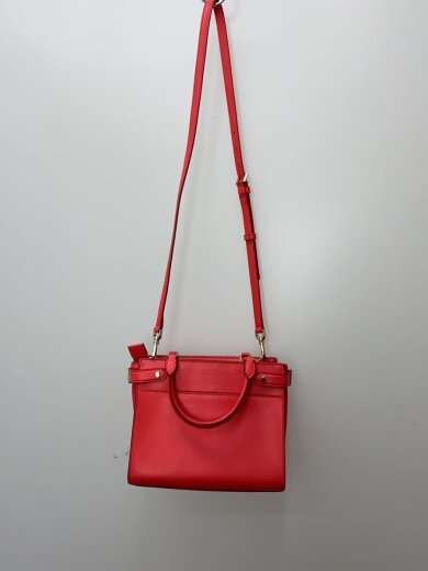 商品画像：ハンドバッグ/レザー/RED/無地 3