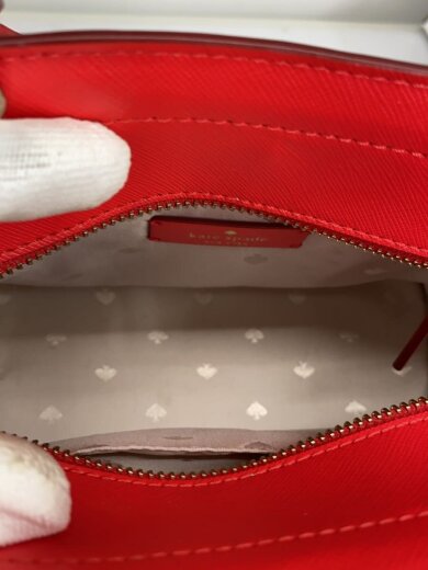 商品画像：ハンドバッグ/レザー/RED/無地 6