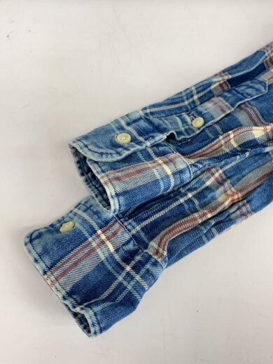 商品画像：長袖シャツ/XS/コットン/IDG/チェック 5