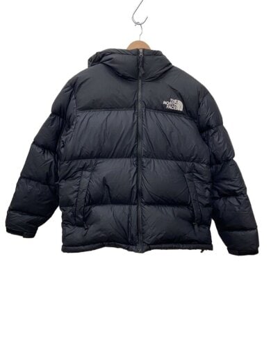 商品画像：NUPTSE HOODIE_ヌプシフーディー/XL/ナイロン/BLK/無地 1