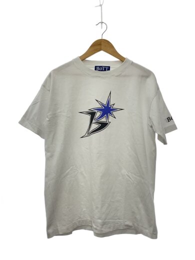 商品画像：Tシャツ/L/コットン/WHT/プリント 1