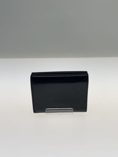 商品画像：3つ折り財布/レザー/BLK/無地/メンズ// 2