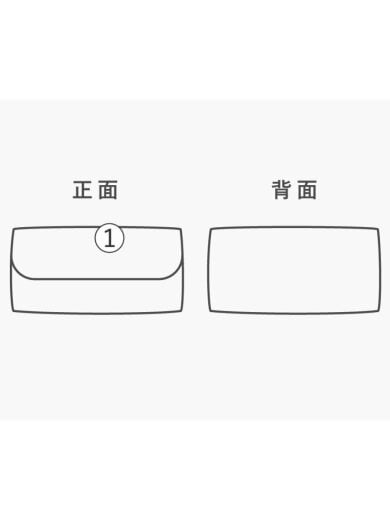 商品画像：3つ折り財布/レザー/BLK/無地/メンズ// 7