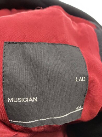 商品画像：コート/44/ウール/BLK/無地/2206-357 3