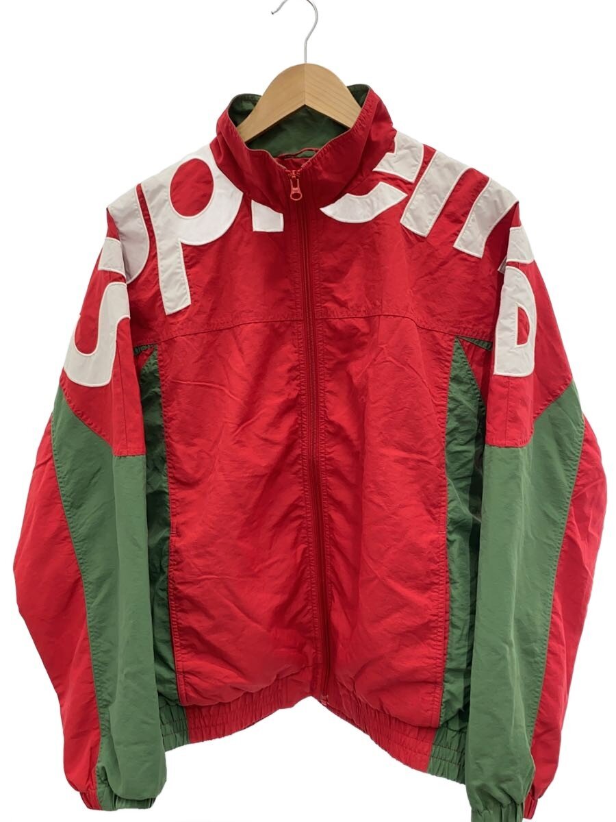 Supreme / Shoulder Logo Track Jacket/ナイロンジャケット/L/ナイロン/RED