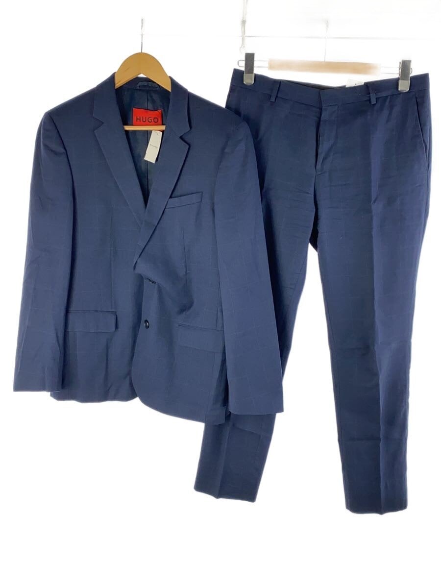 HUGO BOSS / スーツ/48/--/NVY/チェック/10242138