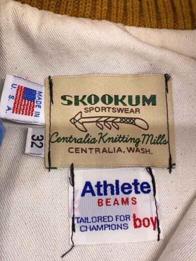 商品画像：別注アワードジャケット/スタジャン/32/コットン/BLU/無地 3