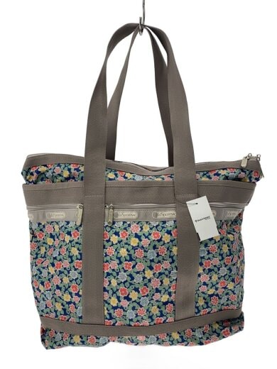 商品画像：トートバッグ/--/GRN/花柄 1