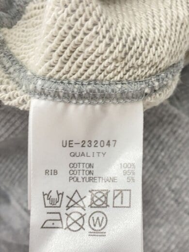商品画像：スウェット/3/コットン/GRY/無地/ue-232047 4
