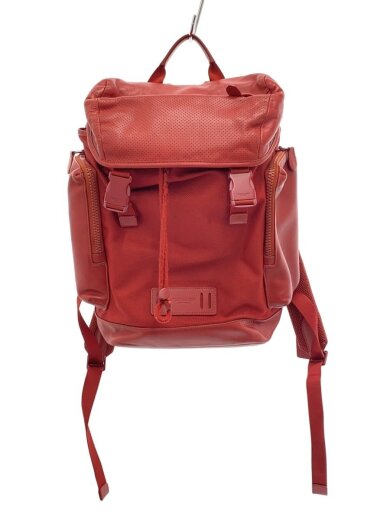 商品画像：リュック/レザー/RED/無地 1