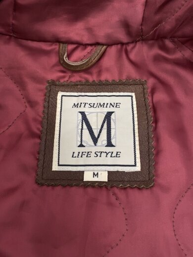 商品画像：レザージャケット・ブルゾン/M/レザー/BRW 3