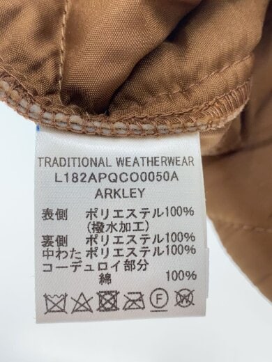 商品画像：ARKLEY/キルティングジャケット/34/ポリエステル/BRW/L182APQCO0050A 4