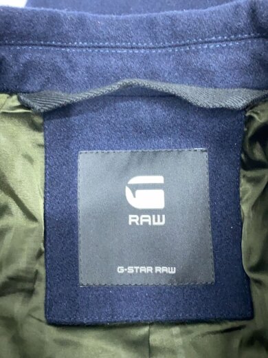画像：G-STAR RAWBIKER WOOL LONG COAT/コート/M/ウール/NVY3