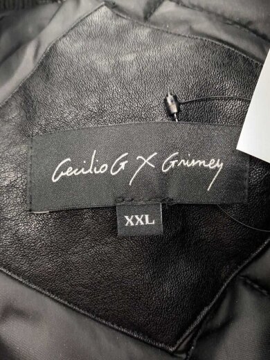 商品画像：PU Leather Jacket/フライトジャケット/XXL/フェイクレザー/BLK 3