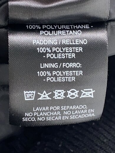 商品画像：PU Leather Jacket/フライトジャケット/XXL/フェイクレザー/BLK 4