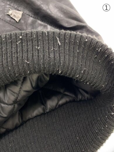 商品画像：PU Leather Jacket/フライトジャケット/XXL/フェイクレザー/BLK 6