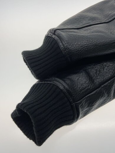 商品画像：レザージャケット・ブルゾン/M/--/BLK/無地// 5