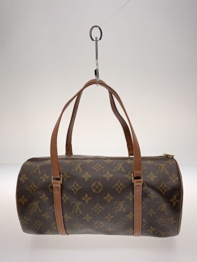 商品画像：1)パピヨン30_モノグラム・キャンバス/PVC/BRW 3