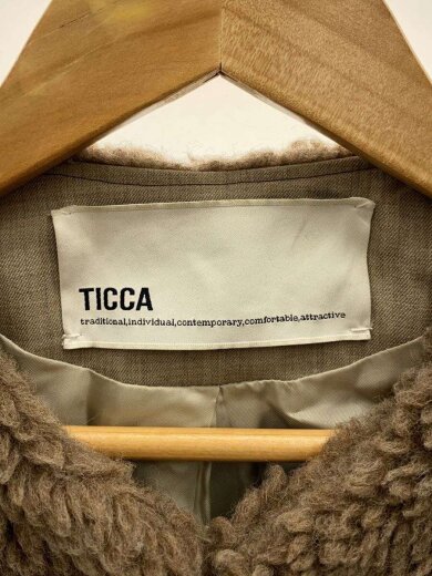 商品画像：フリースジャケット/FREE/ウール/BEG/無地/tbba-031 3