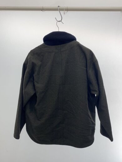 商品画像：22AW/ウールツイードレイヤードブルゾン/ジャケット/S/ウール/KHK/無地/63-08-25-081 2