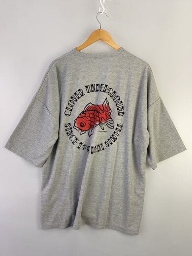 商品画像：GOLD FISH WIDE/Tシャツ/XL/ポリエステル/GRY/CLSS-2503 2