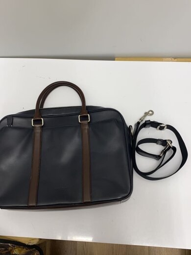 画像：COACHビジネスバッグ/バッグ/レザー/NVY/無地/F547609
