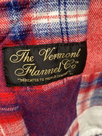 商品画像：90S/USA製/アノラックプルオーバVEMONT　FLANNEL/パーカー/S/コットン/マルチカラー/チェ 3