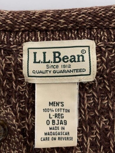 商品画像：ニット・セーター(厚手)/L/コットン/BRW/無地// 3
